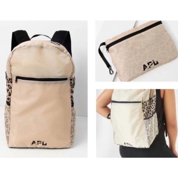 APL Packable Lightweight Nylon Cheetah Backpack - Picture 1 of 7
